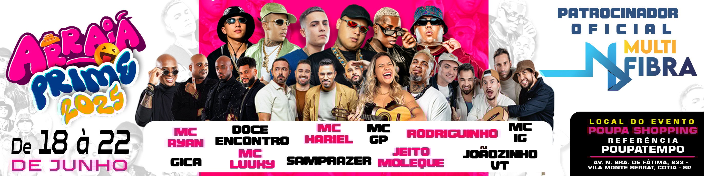  ARRAIA PRIME 2025 18.06 A 22.06 - COTIA