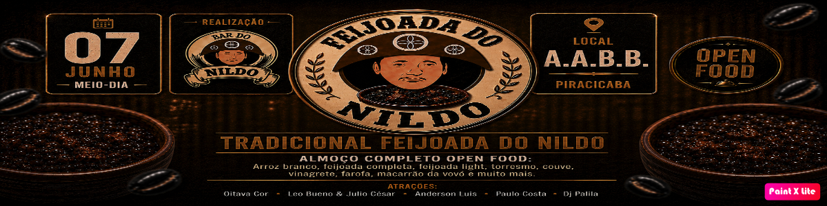  TRADICIONAL FEIJOADA DO NILDO - 7 DE JUNHO
