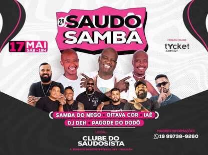  2º SAUDO SAMBA 17/05