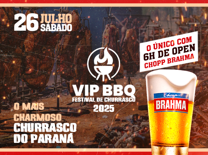  VIP BBQ - OPEN FOOD E BEER - 26/JUL