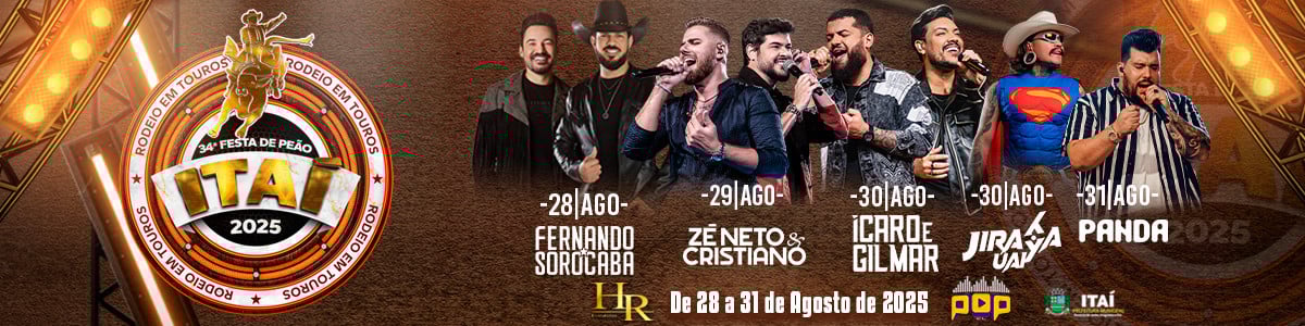  ÁREA VIP | 34ª FESTA DO PEÃO ITAÍ - 28.08 A 31.08