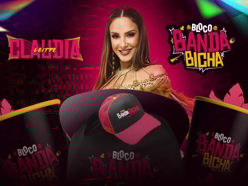  BLOCO BANDA BICHA 2025 + KIT FOLIÃO