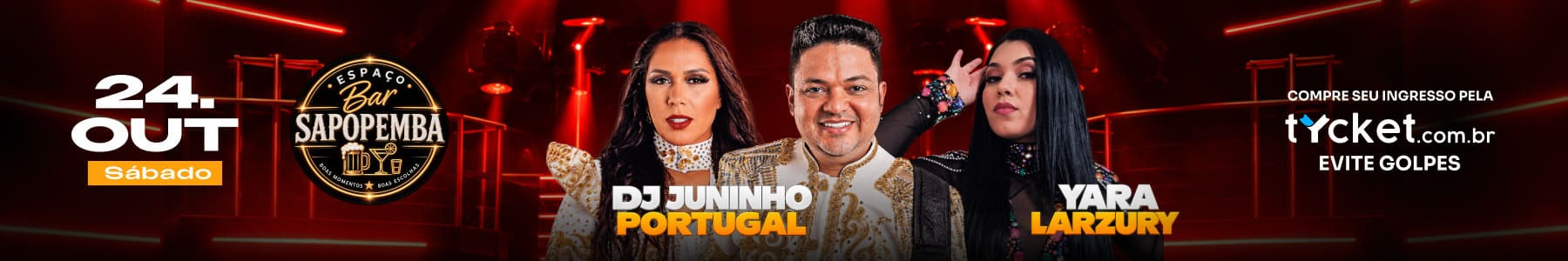  ESPAÇO BAR SAPOPEMBA - DJ JUNINHO PORTUGAL & YARA LARZURY - 24/OUT