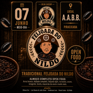 TRADICIONAL FEIJOADA DO NILDO - 7 DE JUNHO