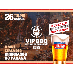 VIP BBQ - OPEN FOOD E BEER - 26/JUL