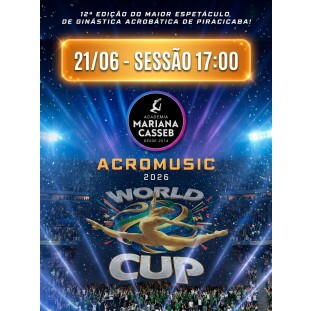 ACROMUSIC PIRACICABA 2026 - 21/06 AS 17H00 - DOMINGO