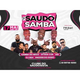 2º SAUDO SAMBA 17/05